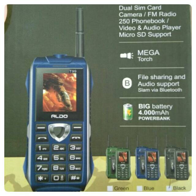 HP ALDO T99 OUTDOOR SPEAKER 3D BISA JADI PB STRONG SIGNAL