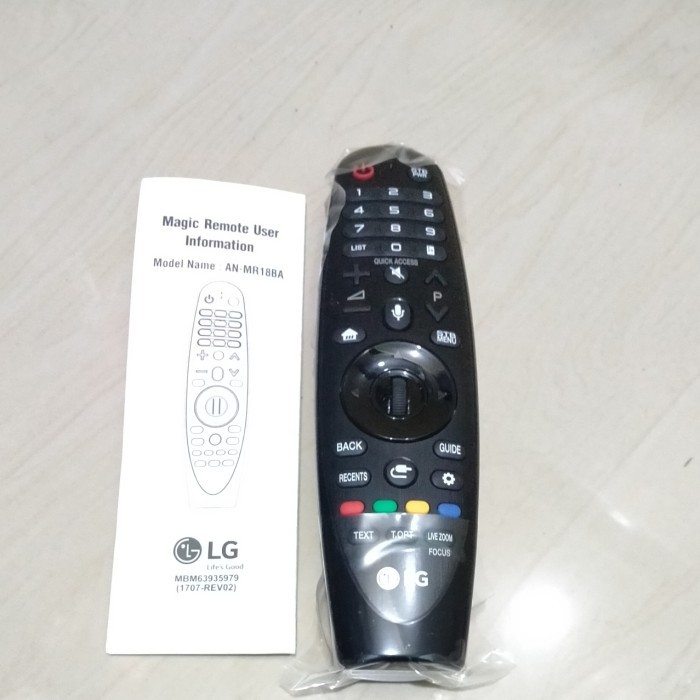 Remote tv magic LG TYPE UK&amp;SK ORIGINAL SERI AN-MR-18 BA KONDISI BARU GRESS