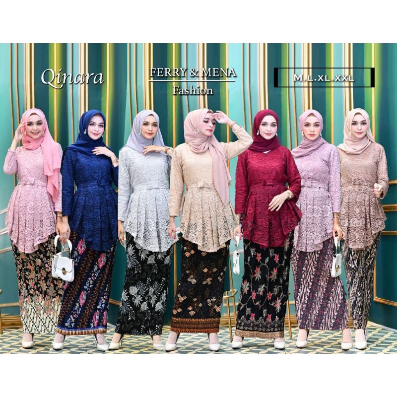 Qinara Dress / Kebaya Remaja / Kebaya Brukat / Kebaya Wisuda / Kebaya Modern / Kebaya Pesta / Kebaya