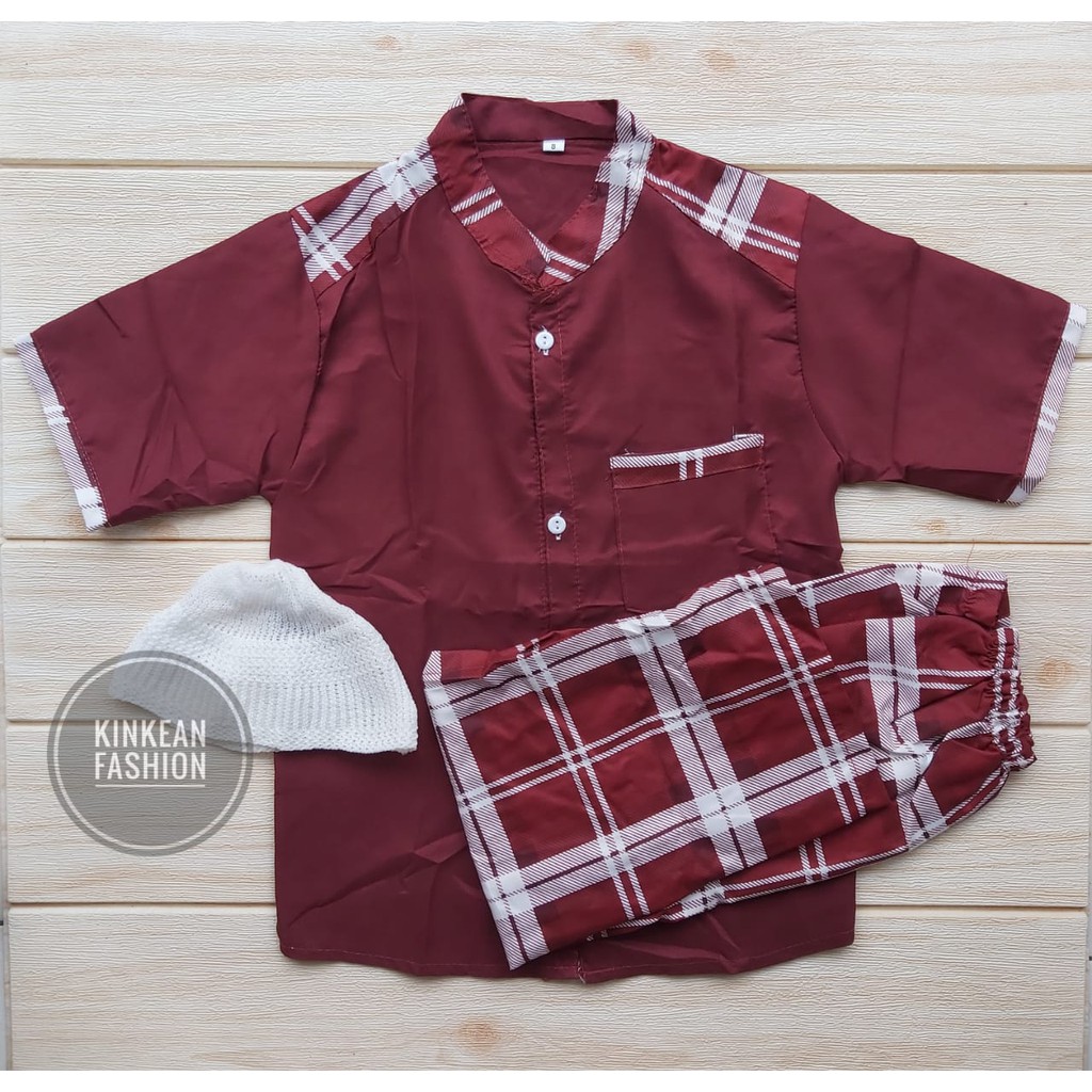 Koko sarung peci size 8 &quot;7-8 tahun&quot;