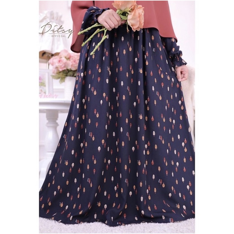 NEW DITSY APRIL 2022 TREE MIDNIGHT BLUE SIZE XL
