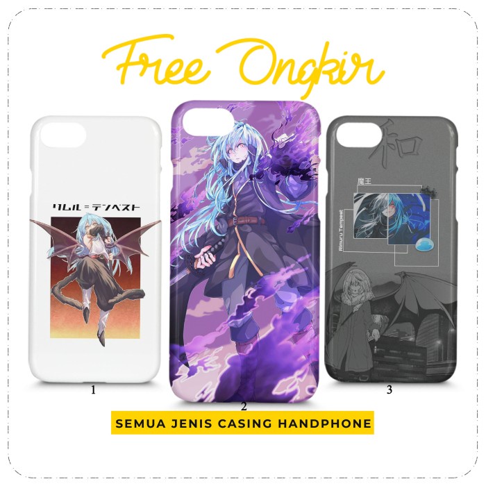 Case Anime Tensura Rimuru Tempest Casing Custom HP All Type