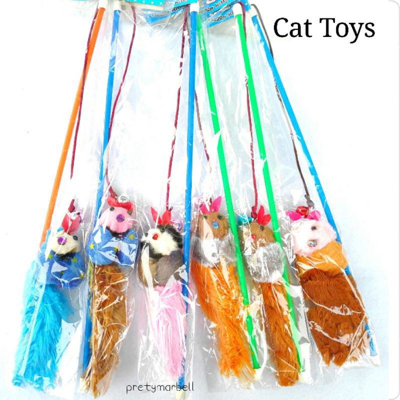 Cat Toys Mainan Kucing Bentuk Tupai Murah