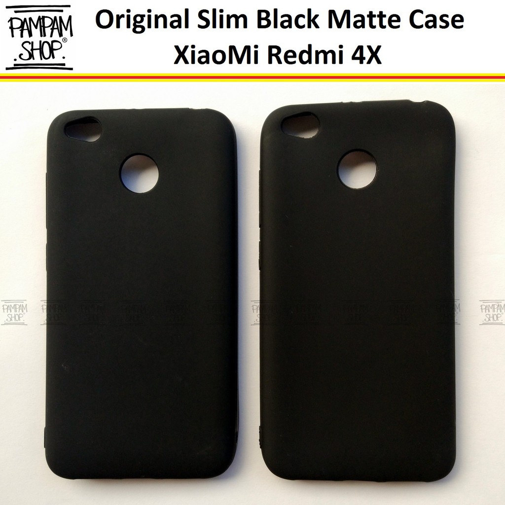 Soft Case Slim Black Ma   tte XiaoMi Redmi 4X 4 X Ultrathin