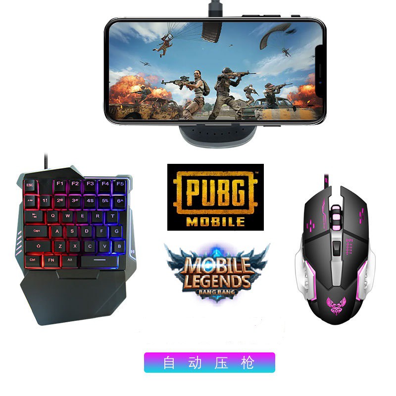 Keyboard Mouse Gaming Konverter Bluetooth 4in1 One Hand Keyboard G508