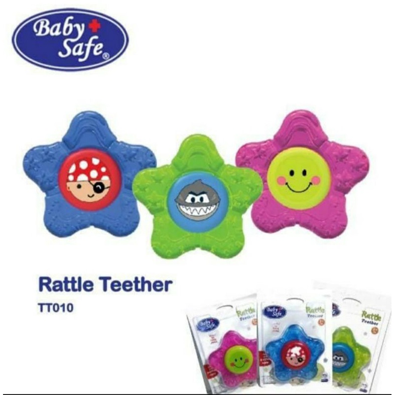 Baby Safe Rattle Teether / Mainan gigitan anak Teether Babysafe