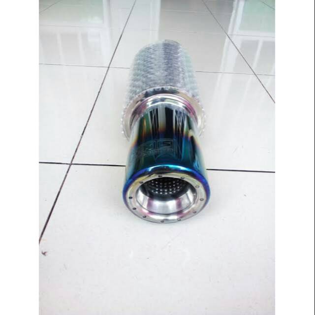Knalpot mobil HKS GRONEL BIRU suara empuk,ngebas padat