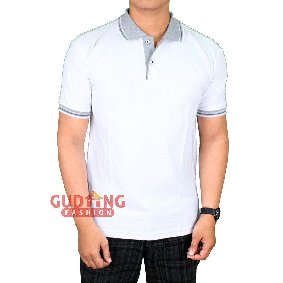 Polo Shirt Pria Kaos Berkerah Polos PLS 71