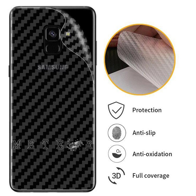 Back Skin Carbon Samsung J6 - Skin Carbon Samsung J6