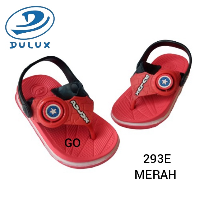 gof DULUX 293E A Sandal Jepit Bayi Balita Jepit Anak Laki Laki Karakter Captain America