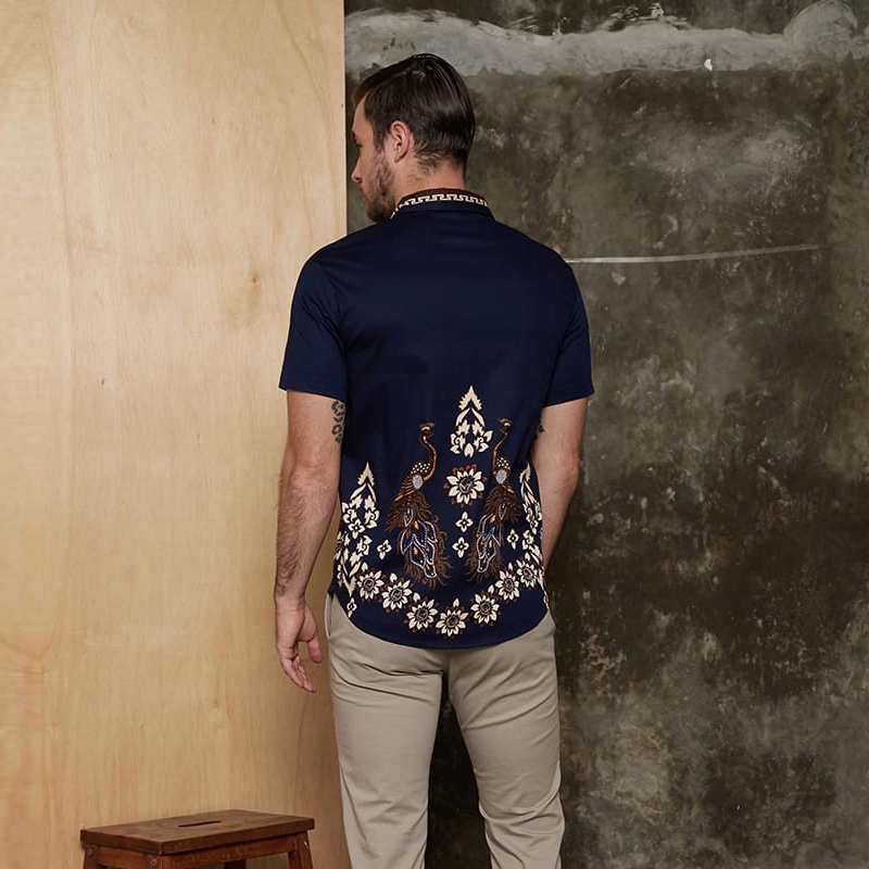 KEVIN MAN STANDAR / JUMBO / SUPER JUMBO - Kemeja Batik Pria