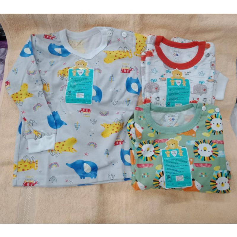 HARGA GROSIR MURAH TERMURAH PIYAMA LIBBY BABY OBLONG TANGAN PANJANG CELANA PANJANG 1PASANG S M L 2L XL XXL BAHAN KATUN COTTON 100% / LIBBY MOTIF TERBARU PIYAMA ANAK BAYI 3BULAN 6BULAN 9BULAN 1TAHUN 2 TAHUN