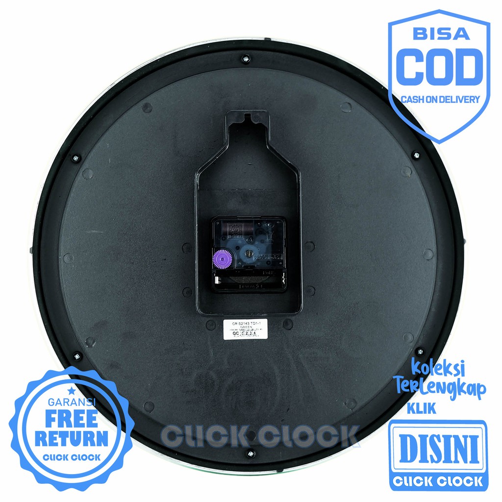 Jam Dinding Animal Minimalis Pioneer CR S2143 Wall Clock Sweep Movement