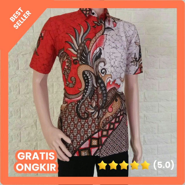 Pakaian Pria Model Kemeja Batik Pria Kemeja Batik Pekalongan Baju Batik Cowok Baju Batik Kantor
