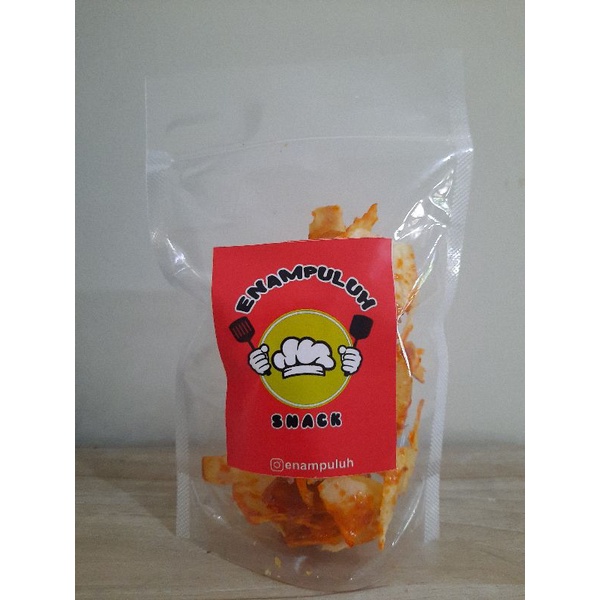 

Kripik singkong pedas