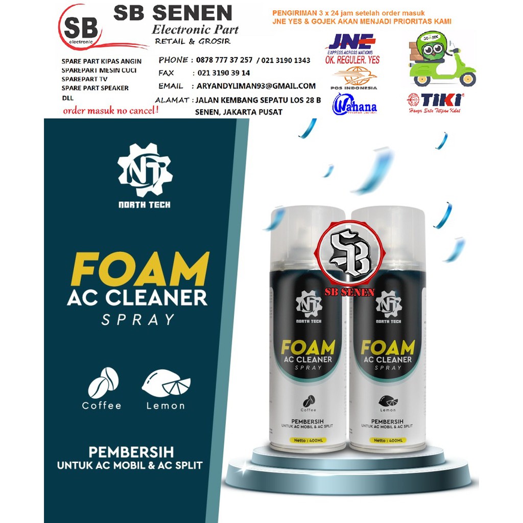 FOAM AC CLEANER SPRAY FOAM / PEMBERSIH AC SPLIT AC MOBIL