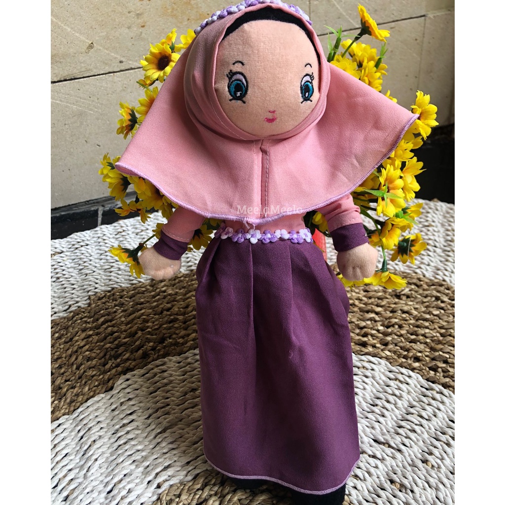 mainan anak boneka lucu boneka muslimah mainan edukasi anak