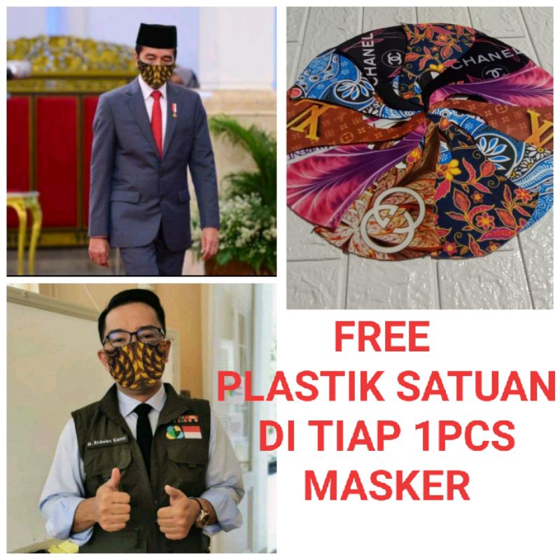 masker batik&amp;motif