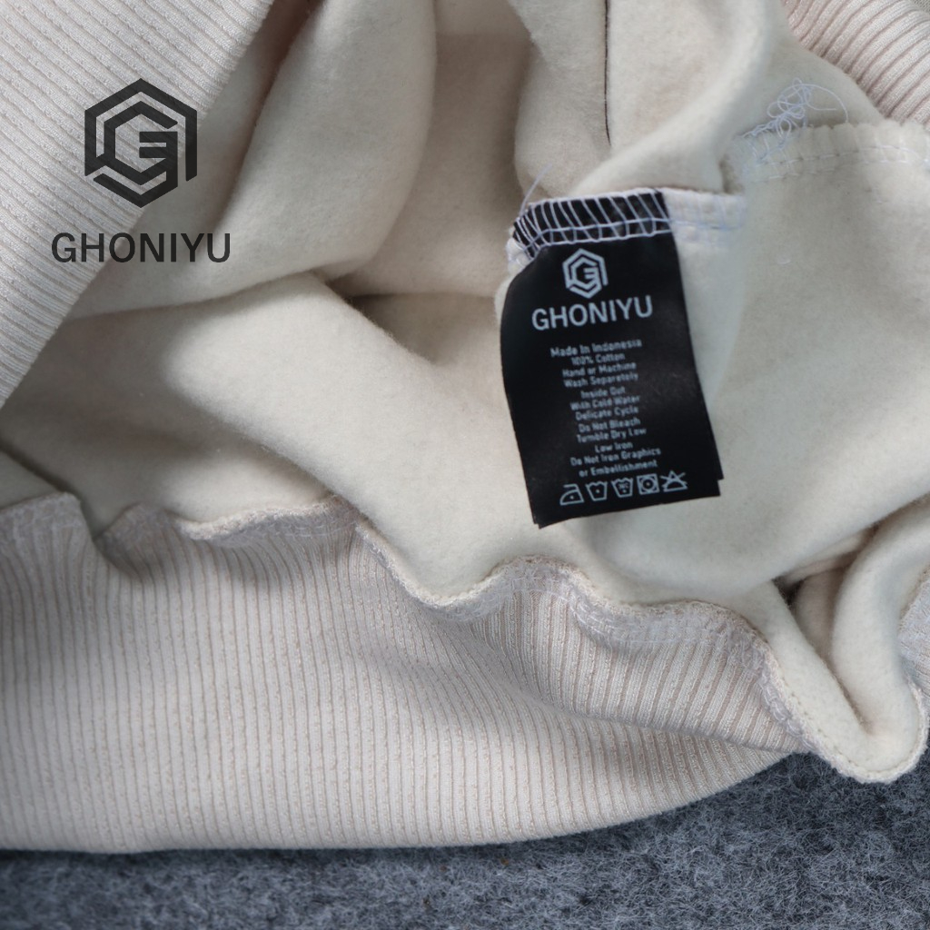 001 Jaket Distro Simple Sweater Ghoniyu High Density G logo Hoodie Premium Unisex Limited