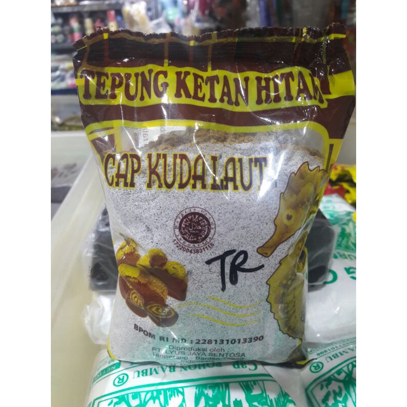 

tepung ketan hitam cap kuda laut 250gram