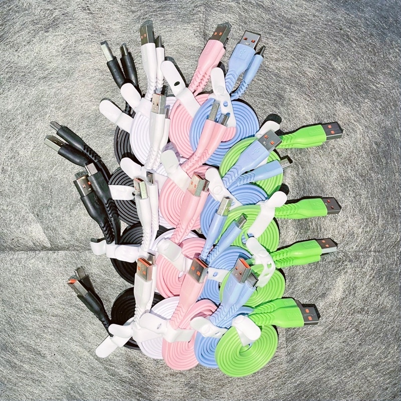 【1122】(GROSIR)（Beli 50pcs Gratis Toples）KABEL CHARGER MACARON 3A USB TIPEC SUPPORT FASTCHARGING VOOC KABEL WARNA CABLE USB TYPEC 1 METER TOPLES MURAH