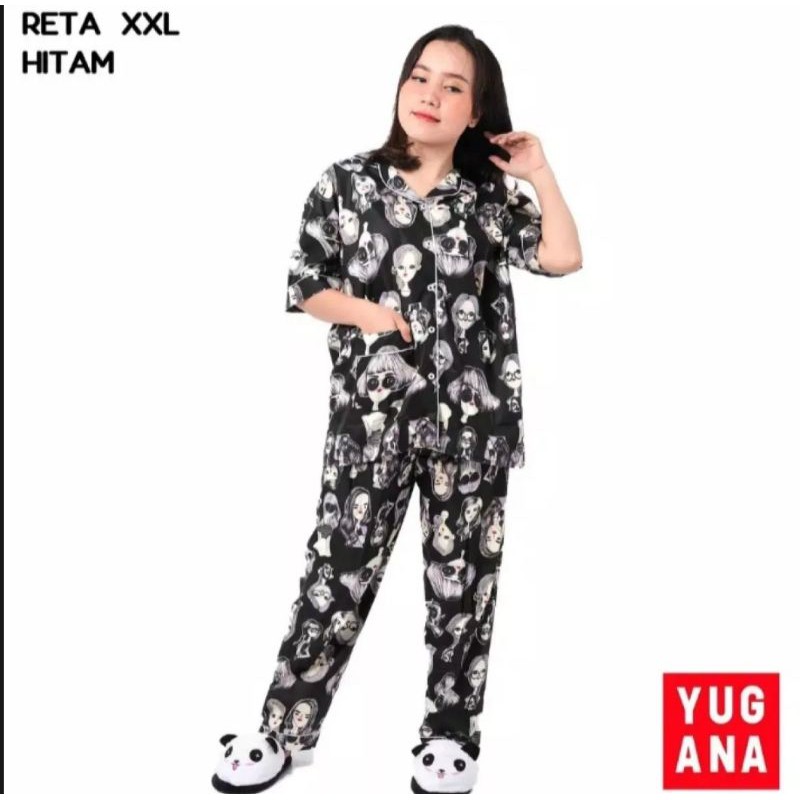 PIYAMA RETRO / NAJWA DEWASA TERLARIS SIZE JUMBO LD 120