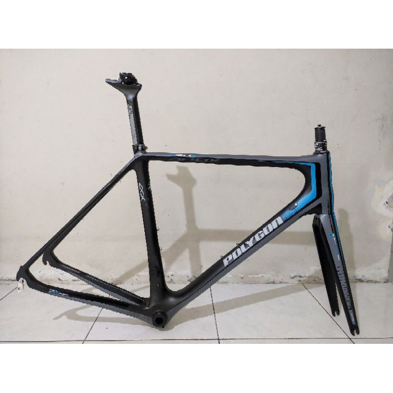 Frameset Polygon Helios A8X A80X Carbon UCI Approved di2 bekas