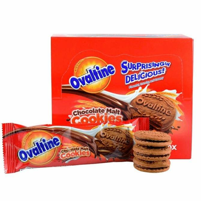 

Cookies Ovaltine Chocolate Malt Biskuit Coklat Sachet Satuan