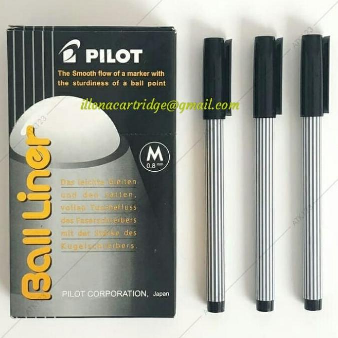 

BALLPOINT PILOT BALLINER HITAM(1losin)