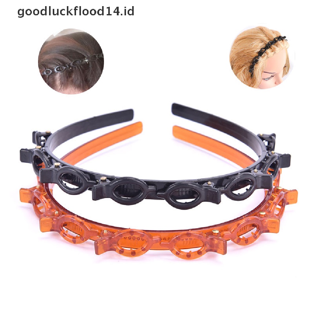 [OOID] Double Bangs Hairstyle Hairpin Hairdressing Hairpin Headband Womens Headwear ID