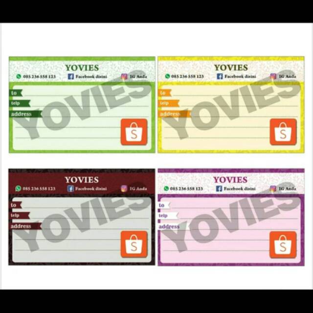 

Cetak Stiker Label Pengiriman - Sarana Packing untuk Penulisan Alamat Pengiriman 9x6 cm