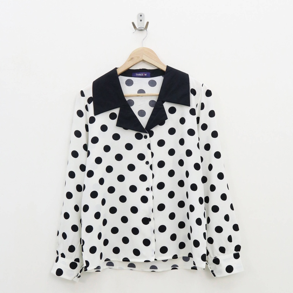 Raca dots hem top - Thejanclothes