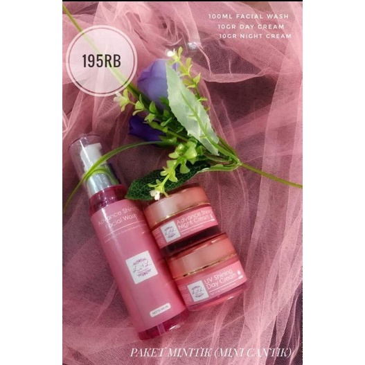 PAKET ADVANCE SHINING MINITIK LNL SKINCARE