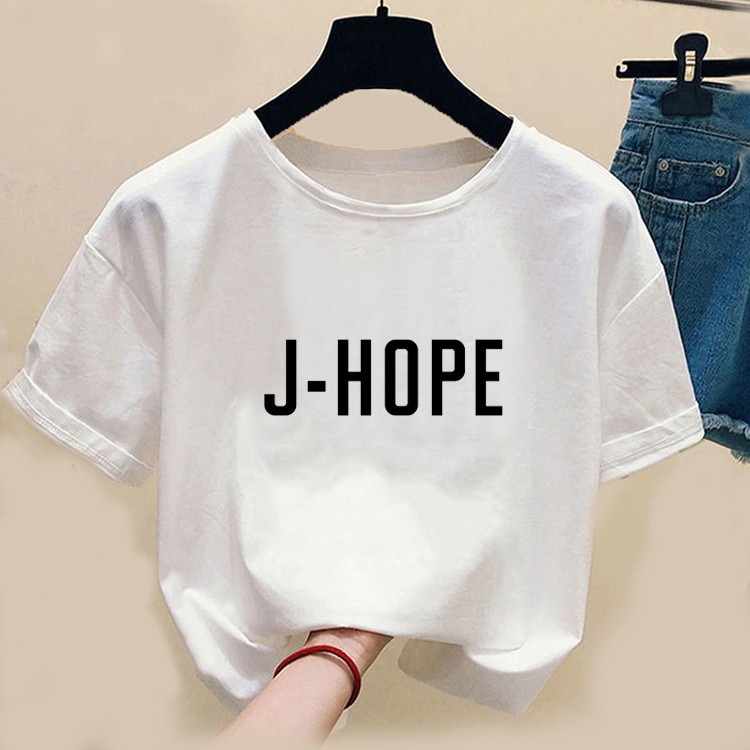 FLEURIR -  J HOPE JH  KAOS WANITA DEWASA LENGAN PENDEK TUMBLR TEE UNISEX