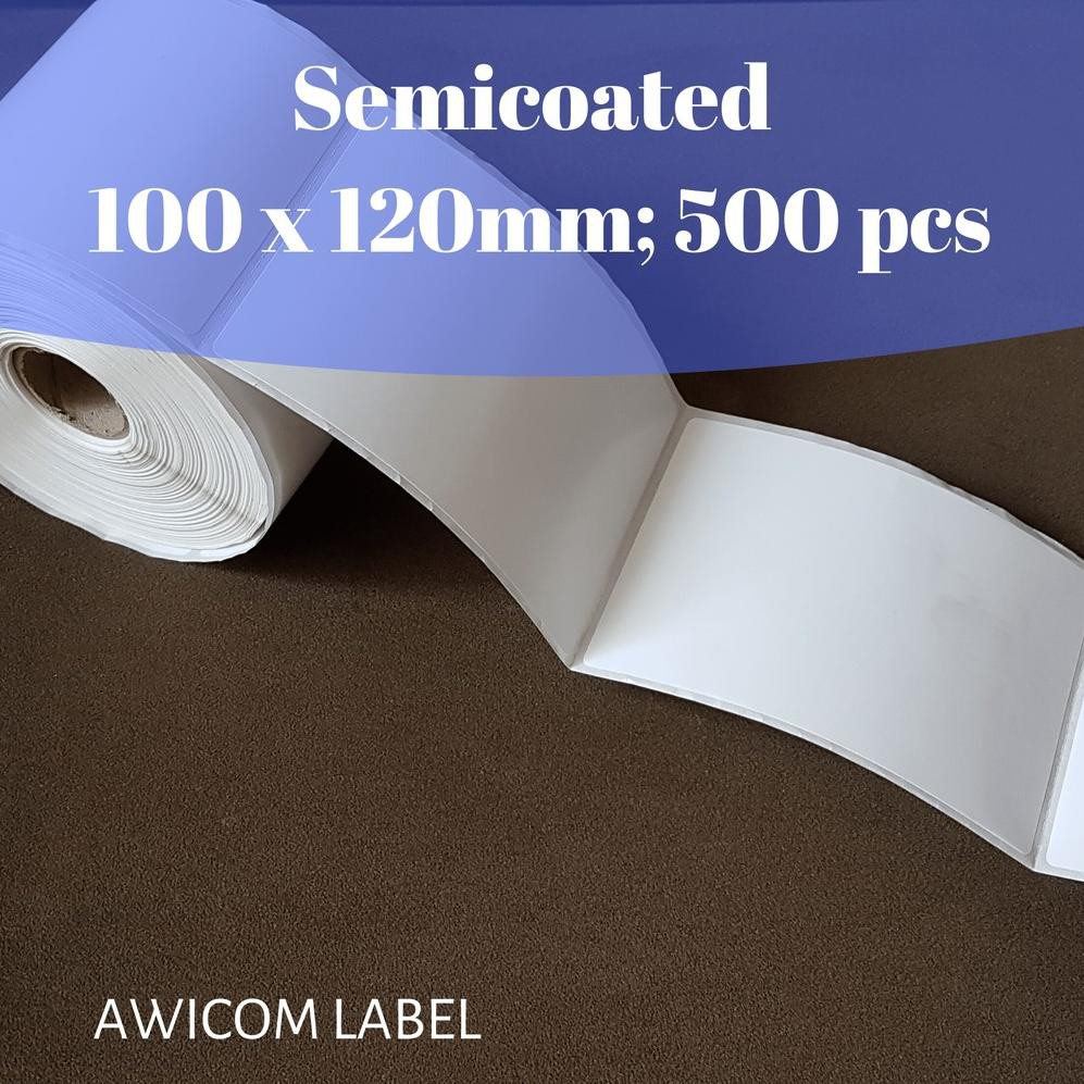 

Label Barcode Semicoated 100x120, 100mm x 120mm, 10x12 isi 500pcs (KODE Z69)