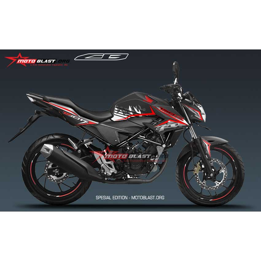 Decal Stiker New CB150R BLACK RED SE SPIRIT