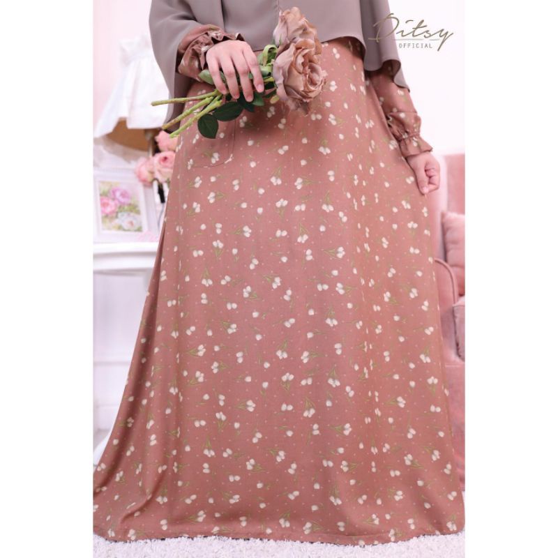 DITSY SIESTA REDWOOD SIZE M