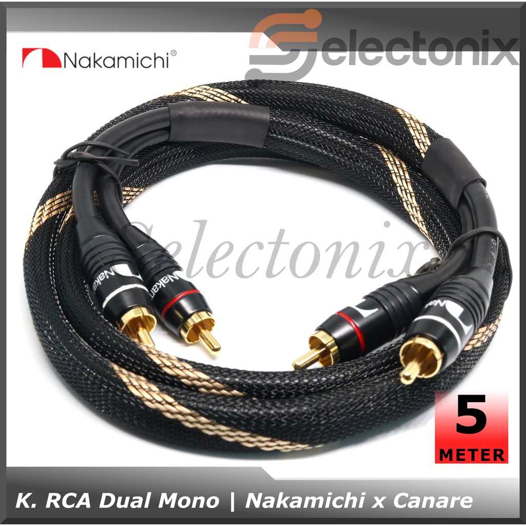 Kabel Audio RCA Nakamichi Dual Mono [5m]