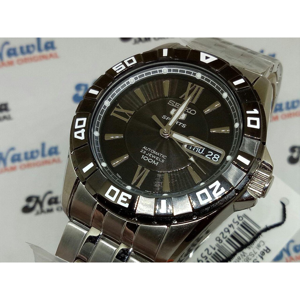 Seiko 5 Sports SNZH83K1 Automatic Black Dial - Jam Tangan Pria SNZH83