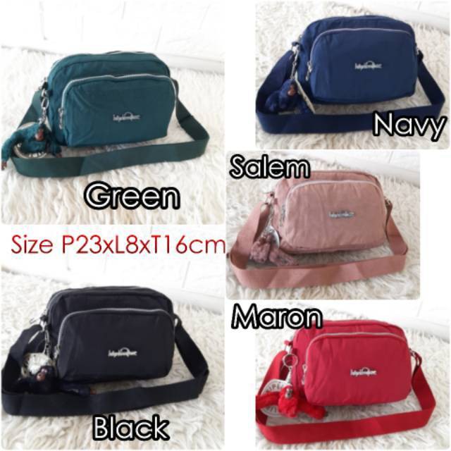 TAS 100% ORIGINAL - KP212 Tas Selempang Kipling Import 2Ruang