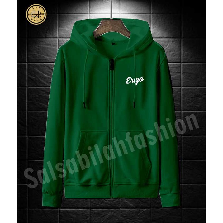 SWEATER HOODIE - Jaket Distro Zipper - Jaket Sweater Hoodie Resleting Pria erig'o