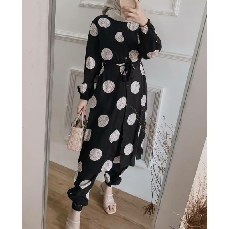 Grosir dan Ecer Baju Setelan Wanita Vella One Set