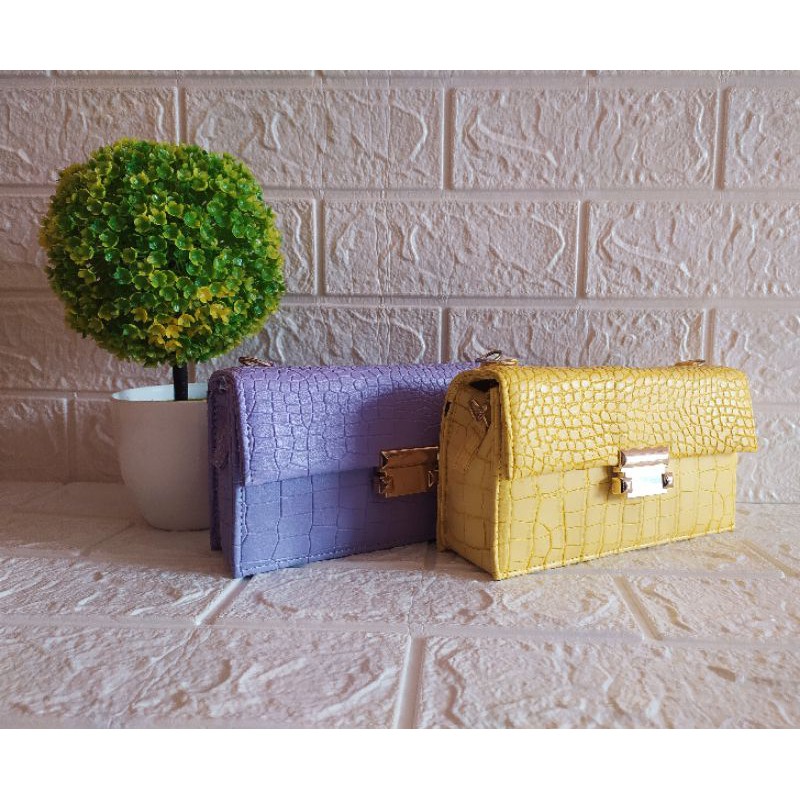 Slingbag Croco Kepang / Tas Selempang Wanita Murmer