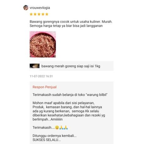 

Limited - bawang merah goreng siap saji isi 1kg bawang gurih bawang wangi bawang enak