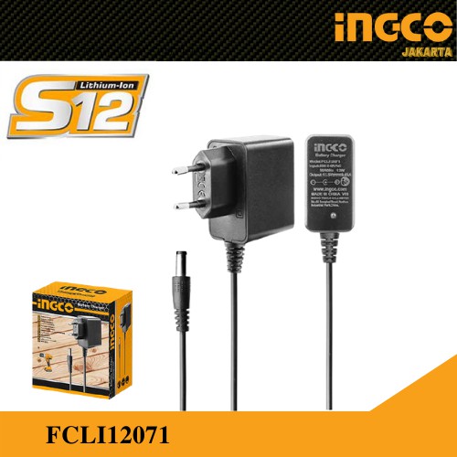 S12 Travel Charger (12V/0.75A) / Charger 12V INGCO FCLI12071