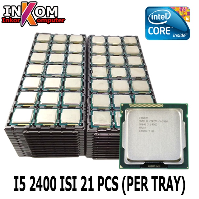 Processor Procie Intel Core i5 2400 LGA 1155 isi 21 pcs per Tray