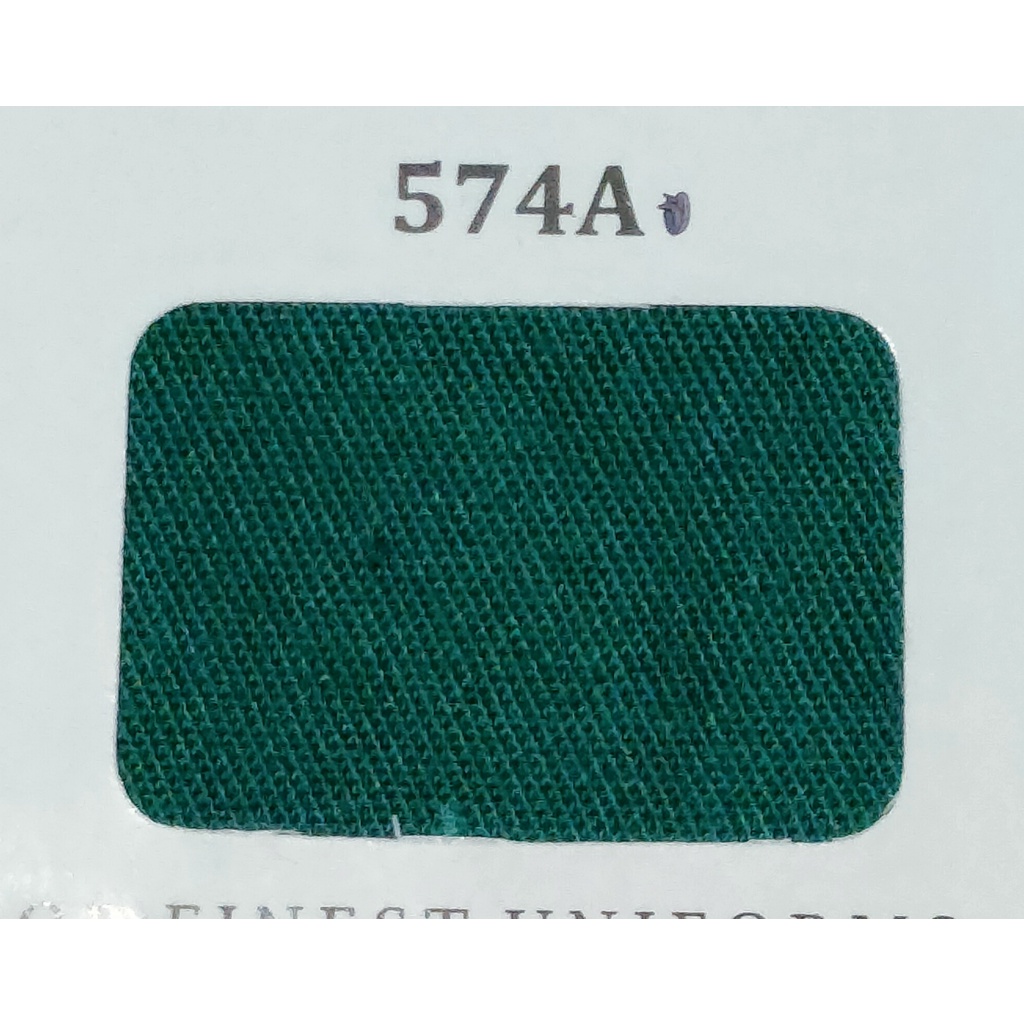 Kain Unione Drill Meteran Bahan Seragam Original, Kode 574A Warna Hijau Tosca Tua