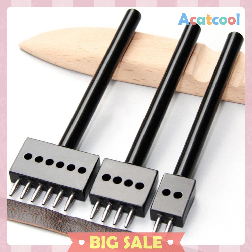 6mm Spacing Round Row Punch Stitching Craft Leather Punching Hole Tool