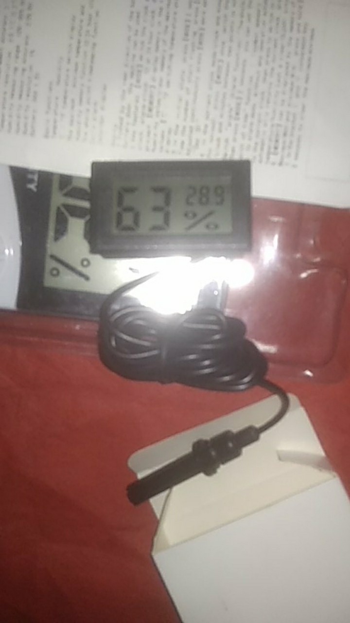 Thermometer / Hygrometer Termometer Hygrometer Kabel Sensor 180cm Pengukur Suhu Dan Lembab