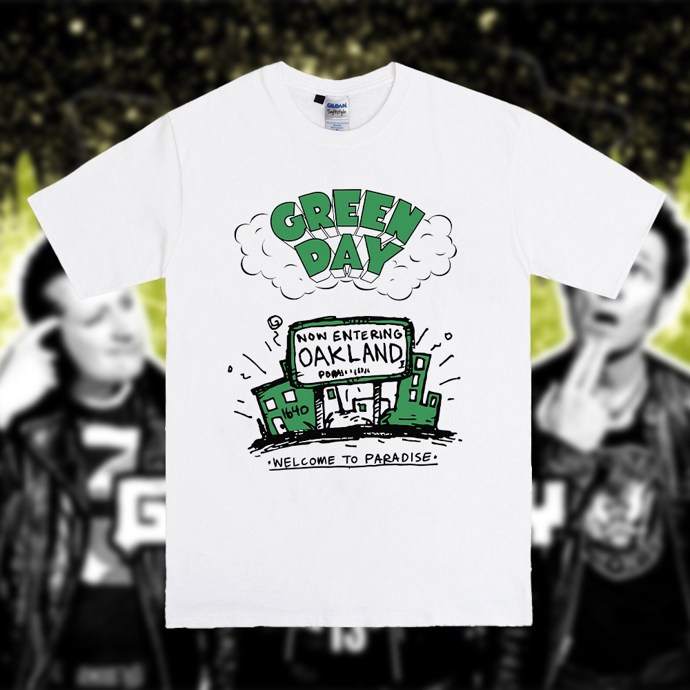 Kaos Band Greenday Oakland Tshirt Merchandise